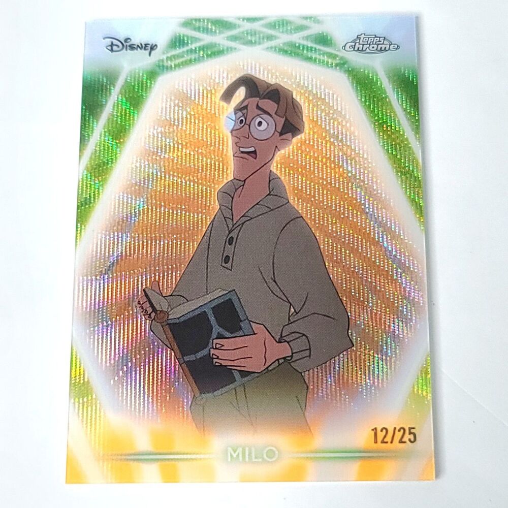 Milo 2026 Topps Disney Neon Etch Orange Shimmer CNE 12/25